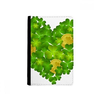 Imagem de Clover Heart Ireland St.Patrick's Day Porta-passaporte Notecase Burse capa carteira porta-cartões