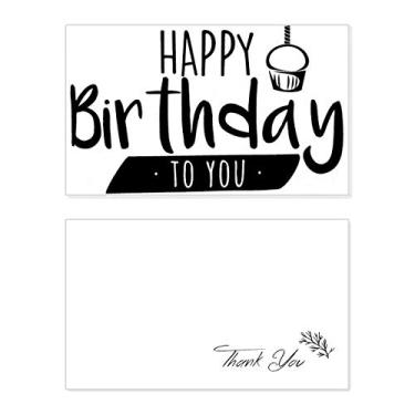 Imagem de Feliz aniversário, citação de bolo, estilo cartão de agradecimento, papel de aniversário, agradecimento de casamento