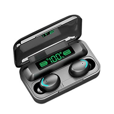 Imagem de Moniss F9-5 Fones de ouvido sem fio BT Touch Control 8D Fones de ouvido de som HiFi Fones de ouvido com cancelamento de ruído com visor digital de energia de 1200mAh