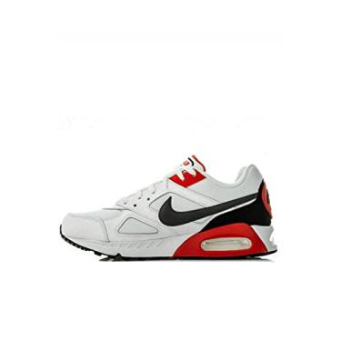 Imagem de Nike T nis de corrida masculino Air Max Ivo Cd1540, Branco, cinza escuro, vermelho Habanero 100, 13