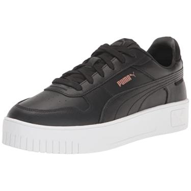 Imagem de PUMA Tênis feminino Carina Street, Puma Preto-Puma Preto-Rosa Ouro Puma Branco, 11