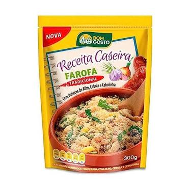 Imagem de Farofa Pronta Bom Gosto. Receita Caseira 5 PACOTES. (TRADICIONAL)