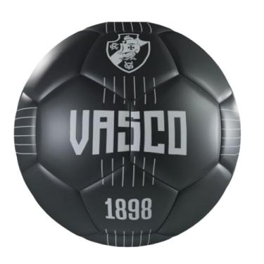 Imagem de BOLA FUTEBOL VASCO DA GAMA BLACK PRETO PRATA/TAMANHO 05
