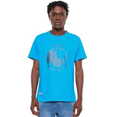Imagem de Camiseta Masculina Ecko Fragmento Azul J313a