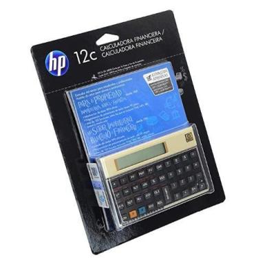 Imagem de Calculadora Hp 12C Gold Dourada 120 Funções Original - Hp12c