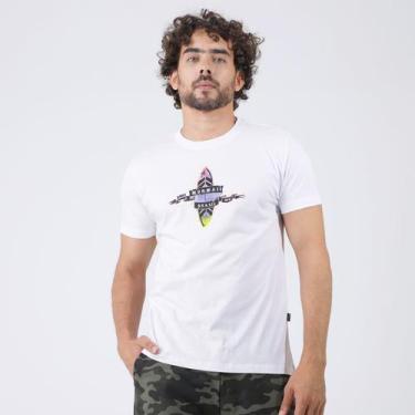 Imagem de Camiseta Manga Curta Silk Frontal Mormaii Estampado Branco - Marca De