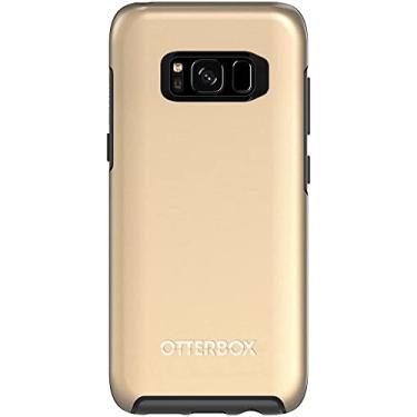 Imagem de OtterBox Série Symmetry, Capinha de Celular para Samsung Galaxy S8 – Somente (não Plus) – Embalagem não varejista – Platinum Gold – (PretoPlatinum Gold Graphic)