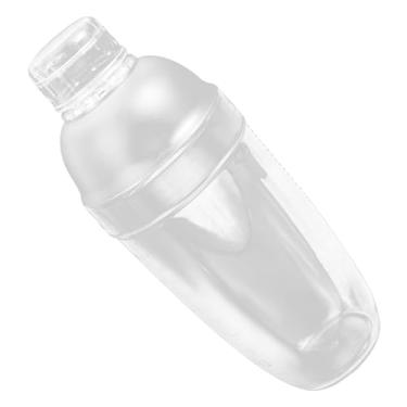 Imagem de Zerodeko coqueteleira coqueleteira shaker de bebida transparente de mistura de chá de leite bebidas de mistura de bebida fria de coquetel à prova de vazamento