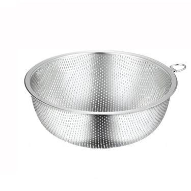 Imagem de GREATLINK Escorredores e coadores de macarrão para cozinha de aço inoxidável, coador de malha de cozinha grande coador de metal para macarrão, espaguete, baga, vegetais, frutas, macarrão, arroz,