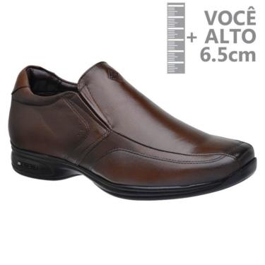 Imagem de Sapato Com Salto Interno Jota Pe Couro Marrom 5g 79656-Masculino