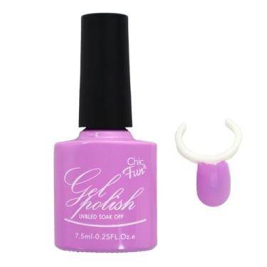 Imagem de Esmalte Em Gel Chic & Fun 7,5ml Led/uv Unhas Manicure Nail C/Registro (024, x 2un)