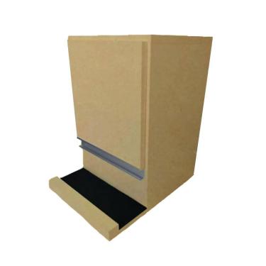 Imagem de Suporte Para Bike Com Baú Em Mdf Natural