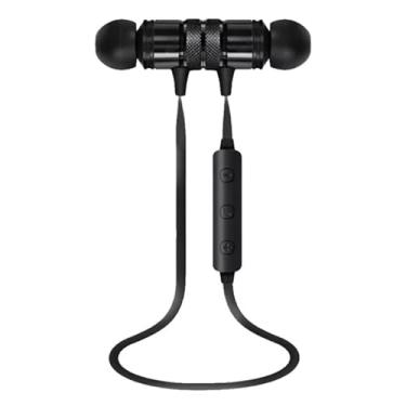 Imagem de Fone de Ouvido Fullphone Wireless Neckband Bluetooth V5.2 Esportes Premium Compatível com dispositivos Iphone e Android Resistência a suor Magnético