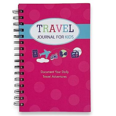 Imagem de Kahootie Co Travel Journal for Kids- Fun and Easy Way to Document Several Childhood Vacations in One Journal (Pink)