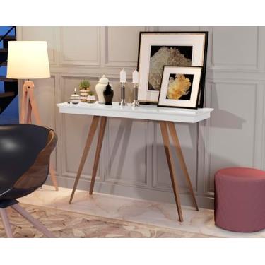 Imagem de Aparador Sala Estar Moderno Classic 119Cm Retro -Branco