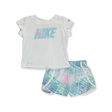 Imagem de Nike Conjunto de 2 peças Dri-Fit para bebês meninas - Esmeralda, 24 meses