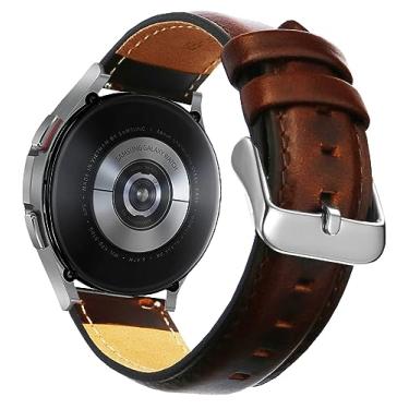 Imagem de Pulseira extra para Samsung Gear S3/ Galaxy Watch 46mm (Couro marrom)