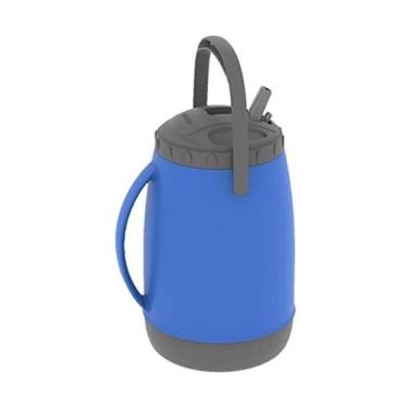 Imagem de Garrafa Isotermica 2,5L Azul Bebidas Frias Tereré Agua Soprano, 2,5L, 