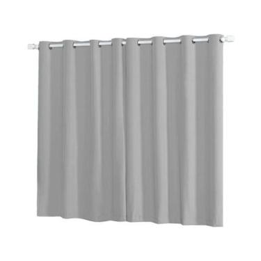 Imagem de Cortina 2,00 X 1,50 Metros Grécia - Tecido Oxford Janela Quarto E Sala