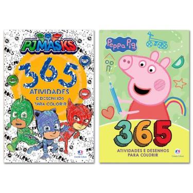 Imagem de Kit 365 Atividades + Desenhos - PJ Masks e Peppa Pig