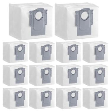 Imagem de Saco de pó para Roborock 6 peças compatível com aspirador de pó robô S8 Pro Ultra, S8+, S7 MaxV Ultra, Q5+, Q7+, Q7 Max+, saco descartável de grande capacidade de 3L
