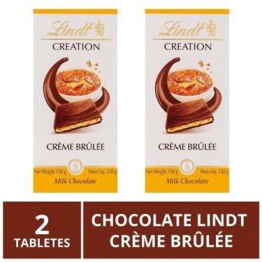 Imagem de Chocolate Lindt Creation, Crème Brûlée, 2 barras de 150g