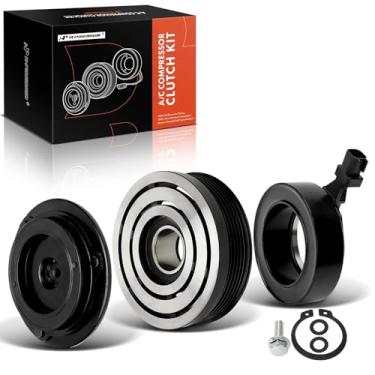 Imagem de A-Premium Kit de embreagem de compressor de ar condicionado compatível com Ford Mustang 2007-2009, E-150 2007-2014, E-250 2007-2014, E-350 Super Duty 2007-2019, E-450 Super Duty 2007-2019, 4.6L 5.4L