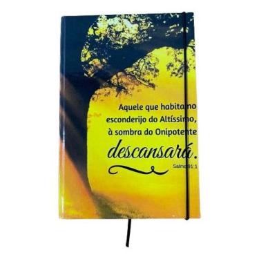 Imagem de Caderno Sketchbook Grande - Capa Religião Salmo 91- 21x14cm - Serv Col
