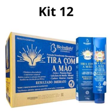 Imagem de Kit 12 Pomada Tira Com A Mão 150G - Bio Instinto
