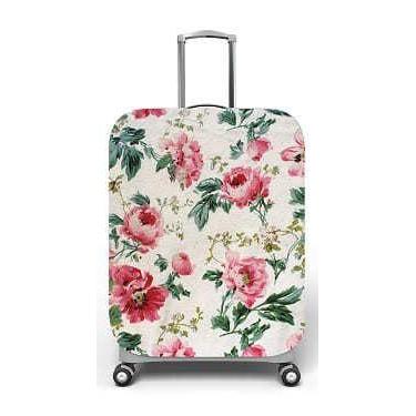 Imagem de Capa para mala de viagem G, medidas max C48x A75 x P29cm Estampa Rosas