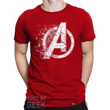 Imagem de Camiseta Avengers Vingadores Logo Endgame Camisa Rubi Geek - King Of G