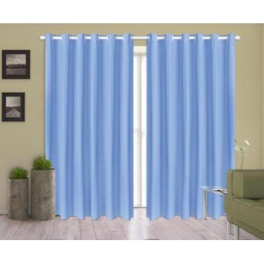 Imagem de Cortina Blackout PVC 2,80x2,50 Corta Luz 100% Sala e Quarto Blecaute -