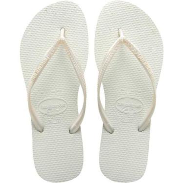 Imagem de Chinelo Havaianas Feminino SLIM 35/36 Branco