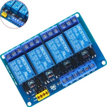 Imagem de Módulo Rele 3v 10a 2 Canais Com Borne Kre Para Esp32 - OEM