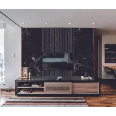 Imagem de Papel de Parede  Marmore e Ripado Tedencia  (folha med. 90x300 cm) - D