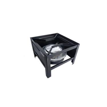 Imagem de Base Rechaud À Álcool Gel Com Tripé Pequeno 16x16x11cm - Brassol