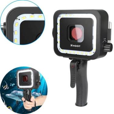 Imagem de Luminária Aquática com Filtro e Disparador para GoPro 5/6/7 Black - Sh