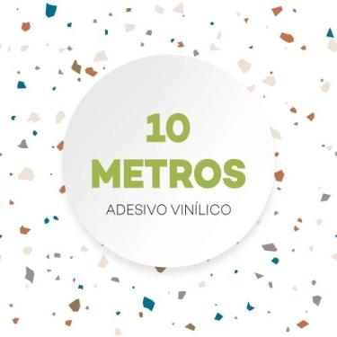 Imagem de Papel De Parede Adesivo Terrazzo Granilite Sala Quarto - Criptonita, 1