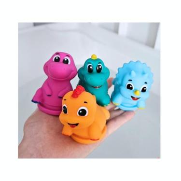 Imagem de 4 Mordedor Divertido De Banho Dinos - Vila Toy 