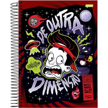 Imagem de Caderno Espiral Univ CD 1 matéria 80Fls Enaldinho de Outra Dimensão - Jandaia