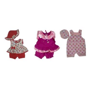 Imagem de Roupas para bebê menina 3 roupinhas lindas - Duda Baby Shop 