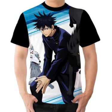 Imagem de Camiseta Camisa Ads  Megumi Fushiguro Jujutsu Kaisen Anime 6 - Fabriqu
