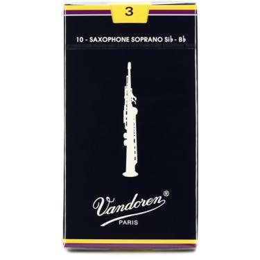 Imagem de Vandoren Palhetas de saxofone Soprano Strength 3 caixas com 10