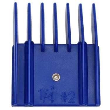 Imagem de Aparador de pelos de animal profissional estilo A5, guia de fixação 76926-900, compatível com Oster Classic 76 A5 Andis AG BG Wahl KM Pet Groomers (azul-marinho, nº 2-1/10.2 cm)