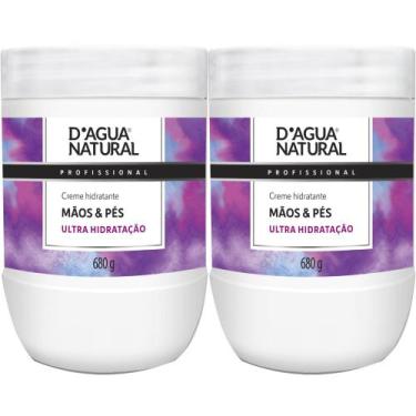 Imagem de 2 Creme Desodorante Hidratante Mãos Pés 680G D'agua natural - D'Água N