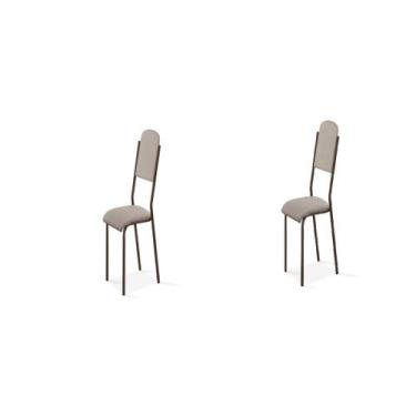 Imagem de Kit 2 cadeiras jantar dalia dama aço nobre, FENDI