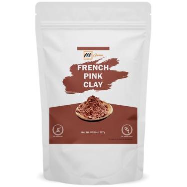 Imagem de Pó de Argila Rosa Francesa MgAnna 227g - Para Máscaras Faciais e Sabon