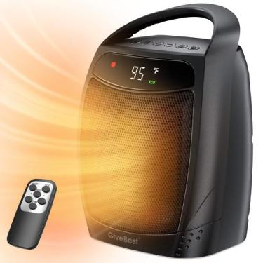 Imagem de Aquecedor de ambiente GiveBest 1500W elétrico portátil para uso intern