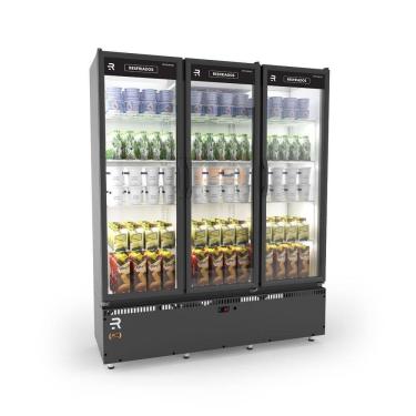 Imagem de Auto Serviço Vanguard Resfriados 3 Porta 0 A 7 ºc Asvr3ppb Preto/branco 220v - Refrimate 220v