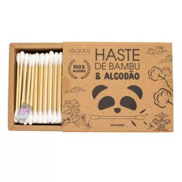 Imagem de Hastes Flexíveis de Bambu e Algodão Cotonetes Ecológicos e Sustentávei